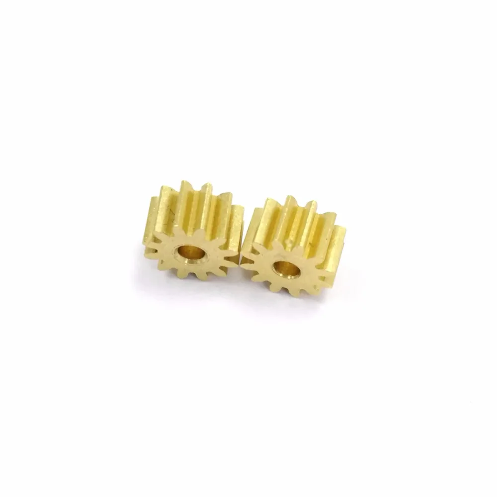 

Wholesale 10pcs Metal wear resisting rack gear copper 12-2A 0.5 modulus for car ship model