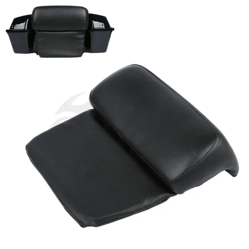 

Motorcycle Pillow Pad Backrest Chopped Razor Trunk Pack For Harley Touring Electra Street Glide Road King FLHR FLT 1997-2013