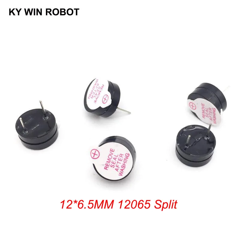 10PCS New Ultra-thin 3V Active Buzzer Alarm AC SOT 12MM*6.5MM 12065 Pitch 7.6mm MINI Active Piezo Buzzers Fit For Arduino Diy