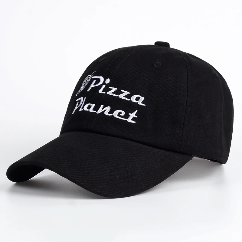 Brand New Pizza Planet Hat Baseball Cap Embroidery Dad Hat Summer Sun Pizza Cotton Snapback Hip Hop Sport Cap pokemon bone