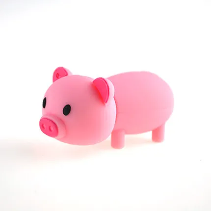 High Speed PenDrive Cartoon Cute Pig Usb Flash Drive Pen Drive 4G/8G/16G/32G/64GB U Disk Animal Memory Stick Real Capacity Gift