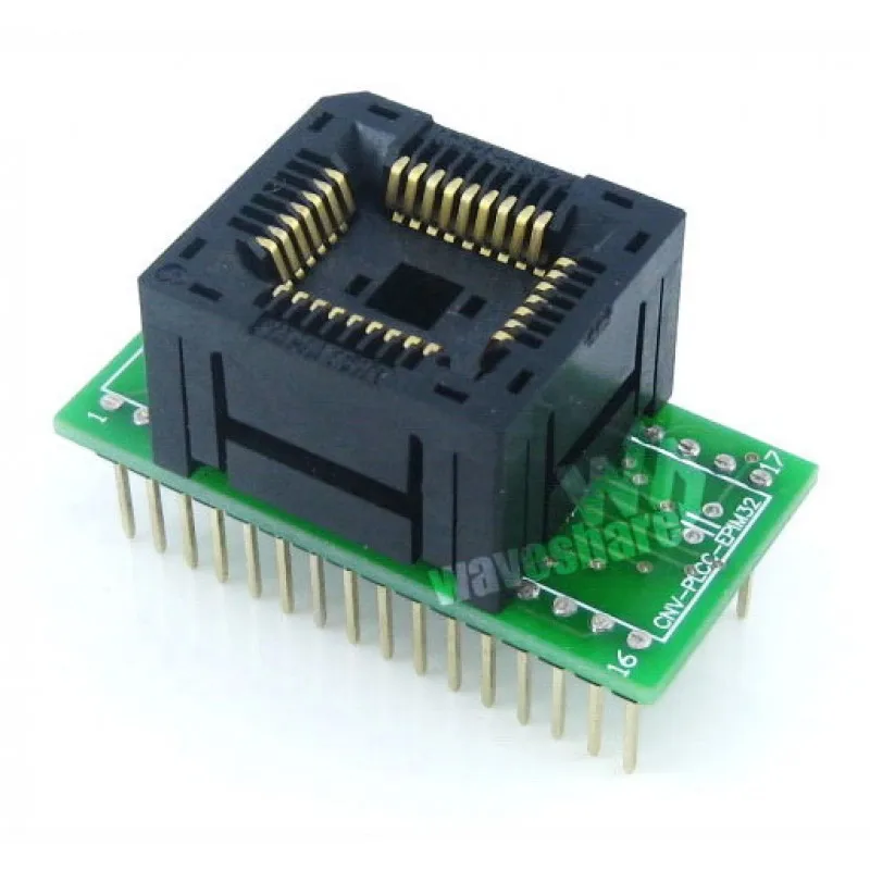 1.27mm Pitch PLCC32 TO DIP32 (A) Yamaichi IC Programming Socket Adapter for PLCC32