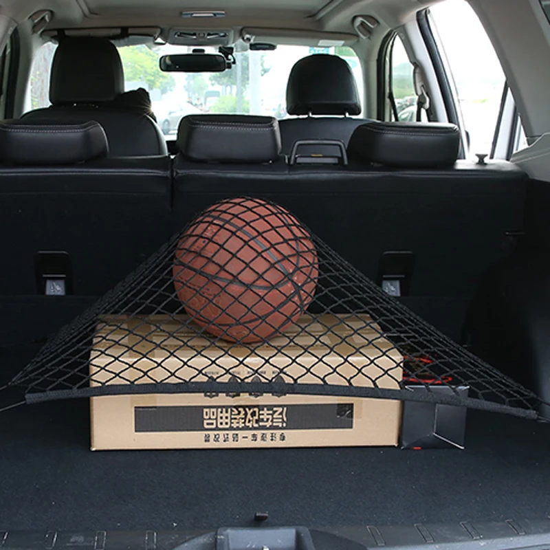 Car Trunk Box Rear Cargo Organizer Storage Elastic Mesh Net For Volkswagen POLO Golf 5 6 7 Passat B5 B6 B7 Bora MK5 MK6 Tiguan