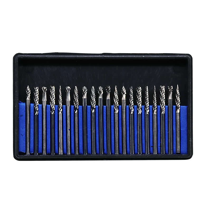 1pc/10pcs /20pcs 3mm 6mm Shank Tungsten Carbide Milling Cutter  File Burr Suit Reamer Tools Cut Set for Dremel