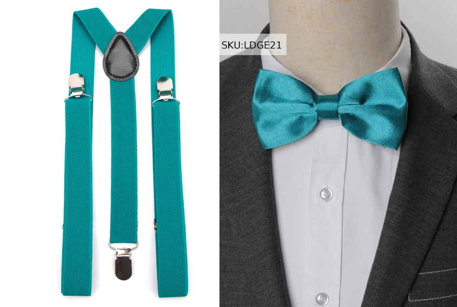 Hosenträger Fliege Set Männer Mode Suspensorio für Mann Junge Frauen Bowtie Hosenträger Hosen Tirantes Hochzeit Freizeit Hemd Bleibt – Detail 19