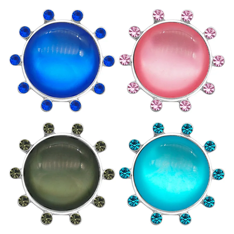 Новинка-kz3046-красивые-очаровательные-солнцезащитные-острые-камни-кошачий-глаз-цветные-металлические-кнопки-18-мм-для-самодельных-ювелирных-изделий-оптовая-продажа