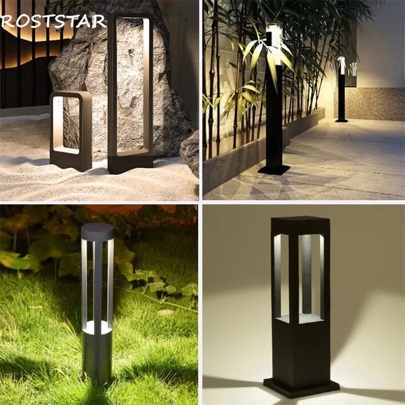 10WOutdoor LED Lawn Lamp Waterproof Garden Lawn Light Landscape Lights Community Garden Road Path Decorative Lawn light