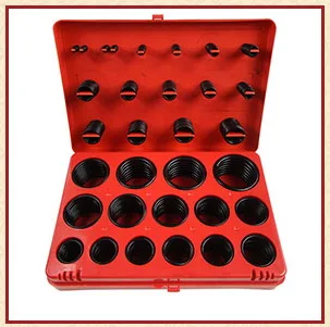 

382pcs Combination package "O" ring seal type US standard gasket / seal / oil resistant nitrile rubber O-ring in red box