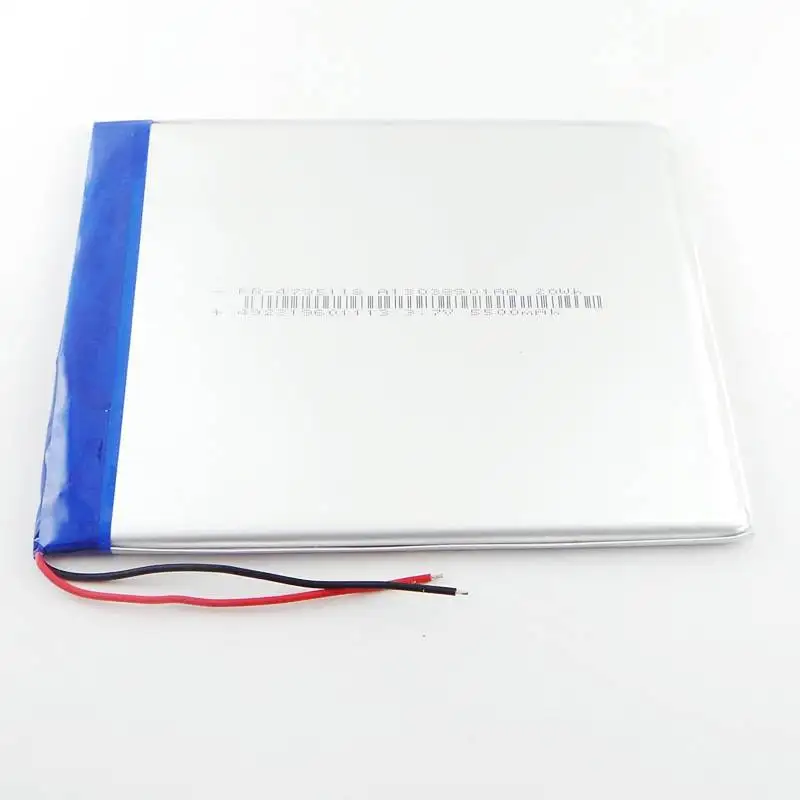 

Brown 3.7V polymer lithium battery 47951185500 Ma battery tablet computer Rechargeable Li-ion Cell