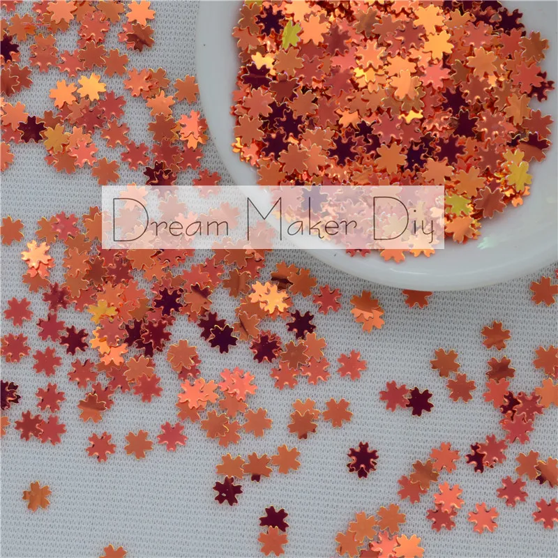 50g/lot Brilliant Spring Flower 5mm and Vine 9*14mm Flat Loose Sequins Paillette For Crafts Scrapbooking confetti decoration