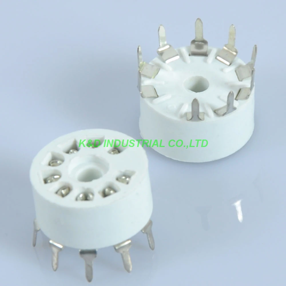 5 stücke Kunststoff rohr buchse 9-polige Leiterplatte halterung b9a Basis 12 ax7 6 dj8 ecc82 b329 für Röhren verstärker