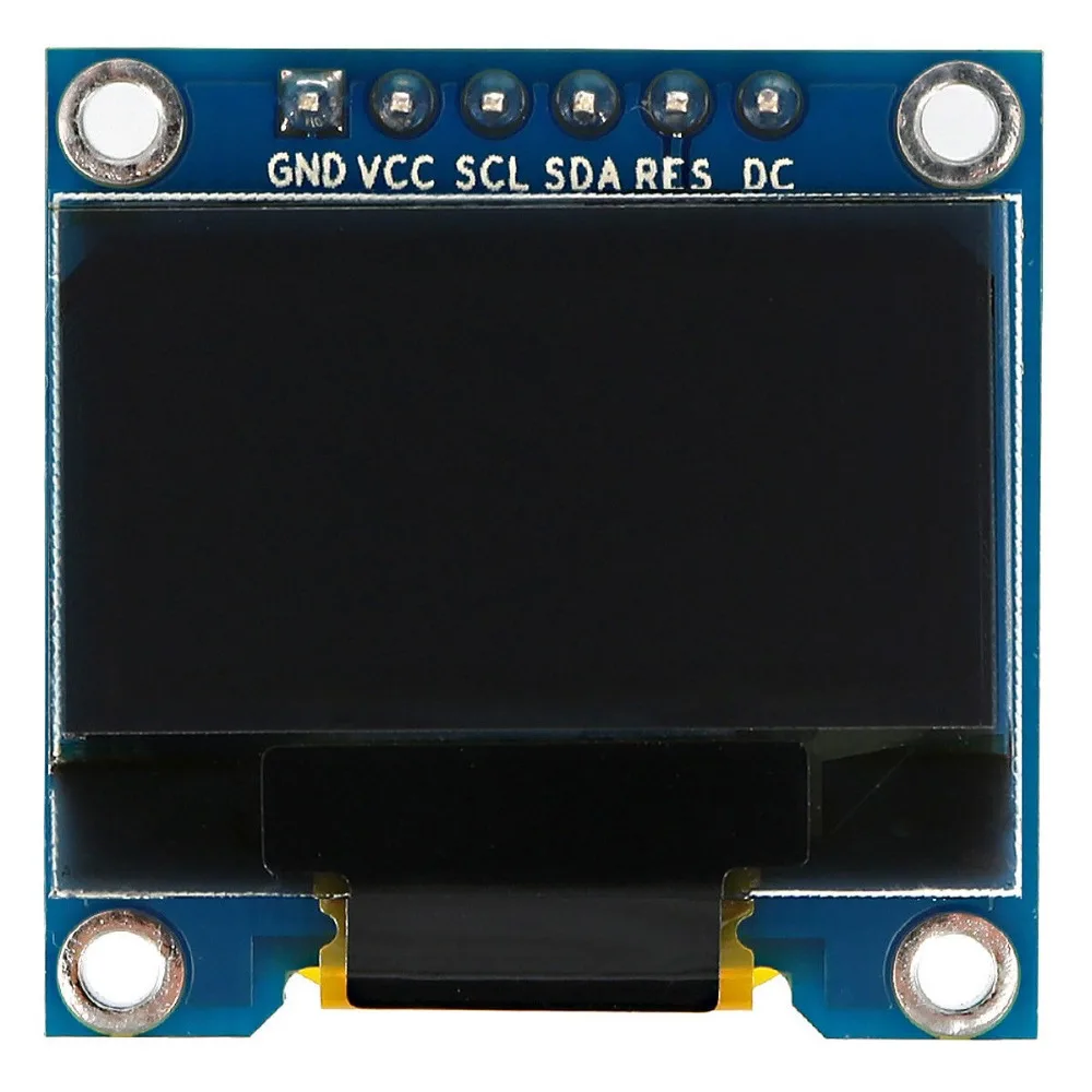 0.96 inch oled display module BLUE 12864 LED screen SPI IIC interface for arduino STM32 51 sd1306 driver NEW DIY OLED display