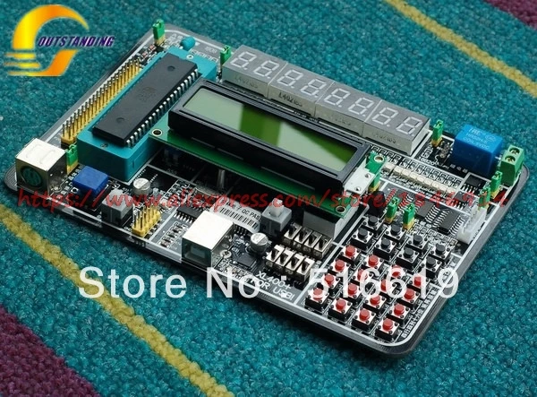 xl400 + 51 single chip microcomputer Isp download learning board experiment board