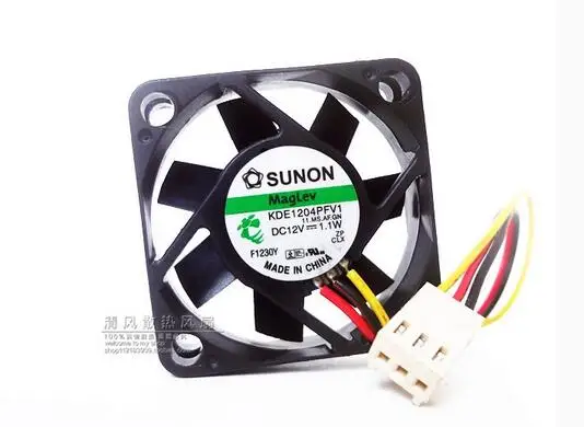 4010 1.1W 4CM KDE1204PFV1 40*40*10MM 12V 3 line quiet North South Bridge fan