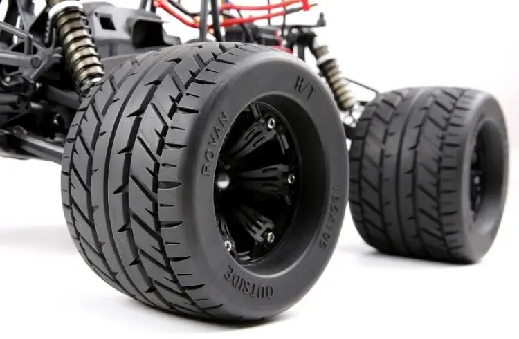 Rovan MONSTER BRUSHLESS TRUCK Road Wheel And Tyre Road fit 1/8 SAVAGE XL FLUX 4.6 5.9 RC CAR Part