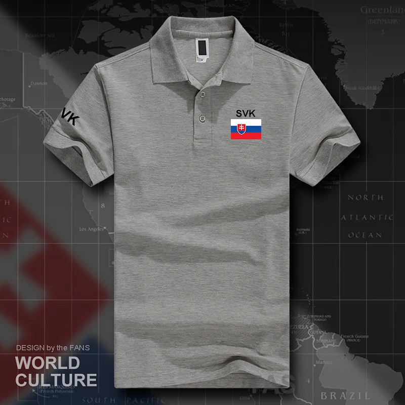 Slovak Republic Slovakia polo shirts men short sleeve white brands printed for country 2017 cotton nation team  SVK Slovensko