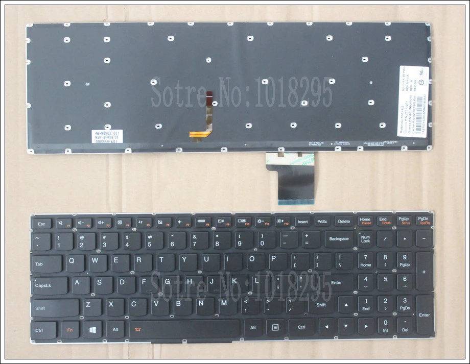 

NEW English Keyboard FOR Lenovo 25213201 25213171 25213141 US Laptop Keyboard Backlit