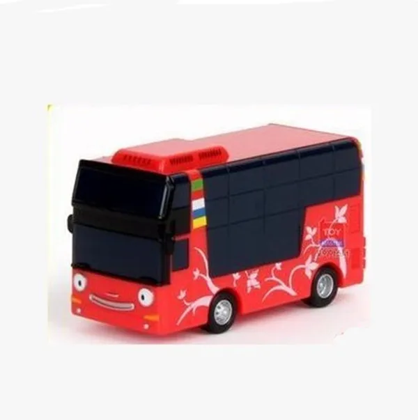 New the little bus tayo Cito model mini plastic oyuncak car kids miniature double decker tayo school bus baby toy Christmas gift