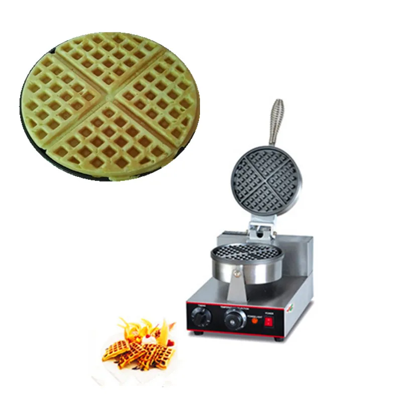 Waffle baker a testa singola in acciaio inossidabile