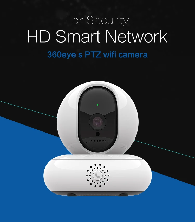 2MP 1080P 3D Navigation Wireless Cloud Storage PTZ IP Camera 360 Degree Rotation