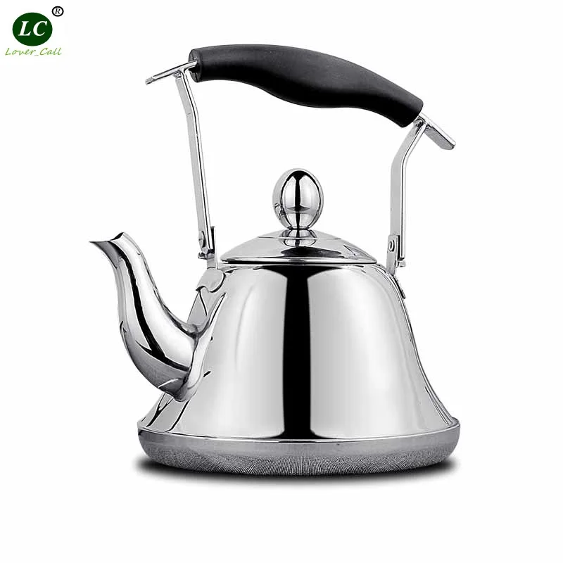 Water Kettle Luxury Fashion Thickened stainless steel teapot Filter flower teapot Hotel Induction furnace Fire Boiled teapot