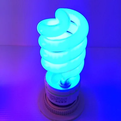 spiral tube energy saving lamp Fluorescent light Color bulb screw atmosphere green blue yellow red indoor creative bar light