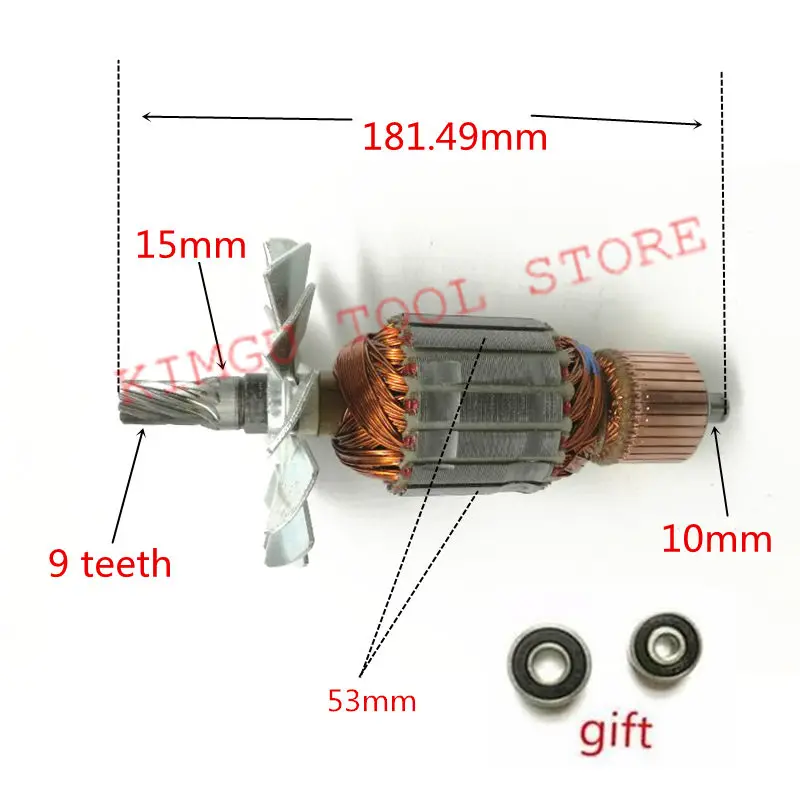 Imagem -02 - Âncora do Rotor da Armadura Ac220240v Peças Genuínas para Hitachi 360695e C210575e C10fch2 C10fch C10fce2