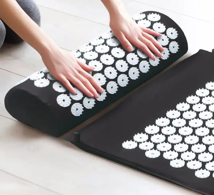 Acupuncture Massage Cushion Massage Mat Acupressure Massage Relieve Back Body Pain Flower Spike Acupuncture Massage Mat & Pillow