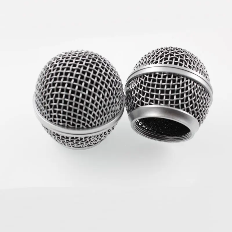 شحن مجاني!! عالية الجودة استبدال الكرة رئيس شبكة ميكروفون مصبغة لملحقات BETA58 BETA58A SM58 SM58S SM58LC
