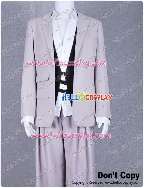 

Final Fantasy VII Advent Children Rufus Shinra Cosplay Costume Outfit H008