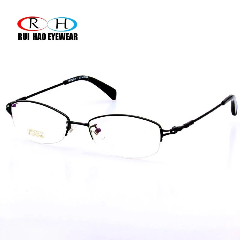 

Brand Eyeglasses Frame Titanium Alloy Glasses Frame Women High elasticity Eyeglasses Frame Memory Spectacle Frames 33016