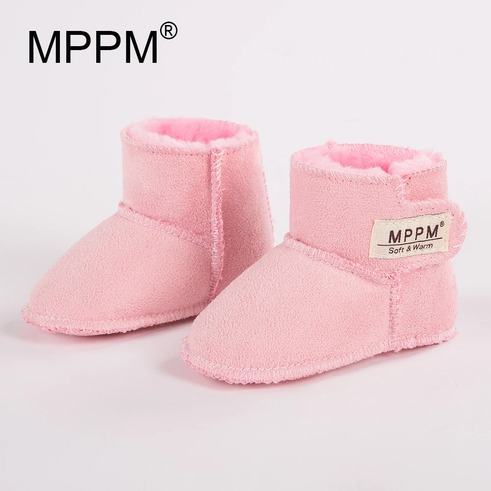 MPPM Baby Snow Boots for Winter Infant First Walker Soft Sole Girls Baby Booties Boy Baby Boots 6-24M