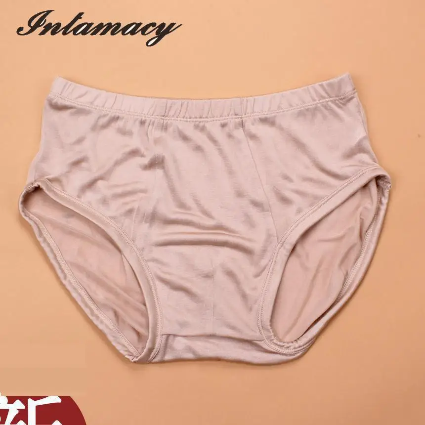 High quality 100% real silk knitted male briefs, silk panties,antibacterial breathable health