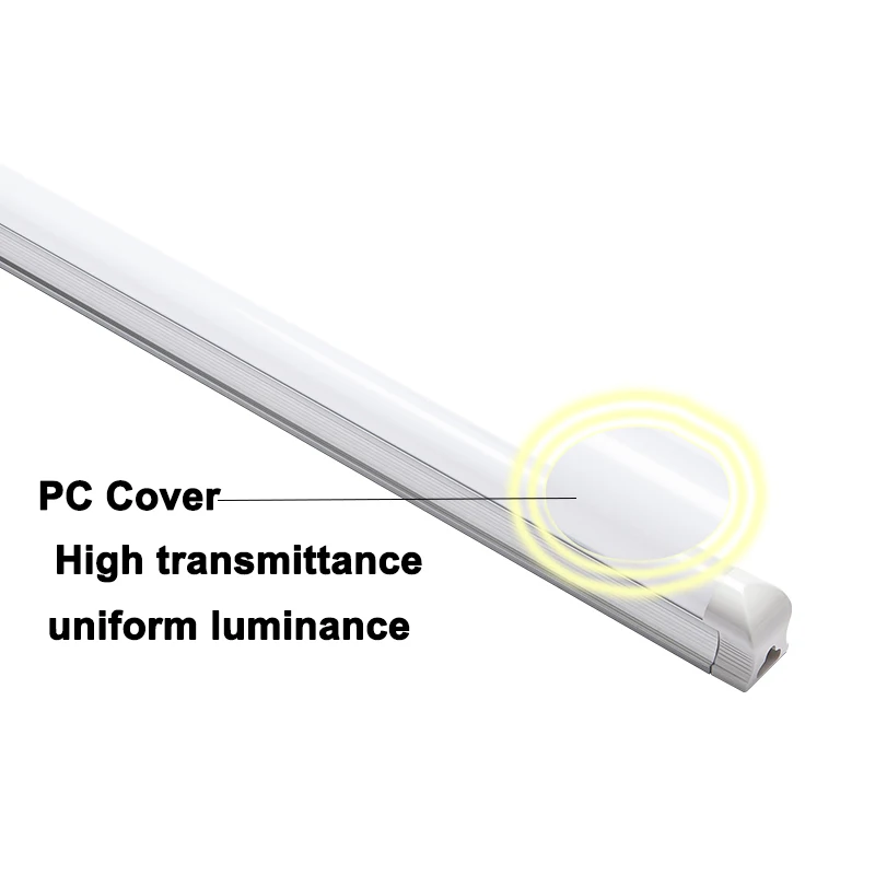 Led Tube 4ft T8 Integrated Tube 1200MM 22W Led Lamp Bulb Lampada  AC85-265V 110V Replace Old Fluorescent Lights, Free Shipping