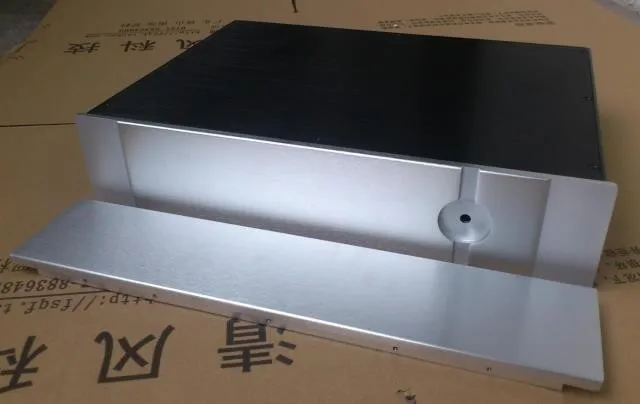 

All aluminum amplifier chassis / Pre-amplifier chassis / AMP Enclosure / case / DIY box ( 430*90*308mm)