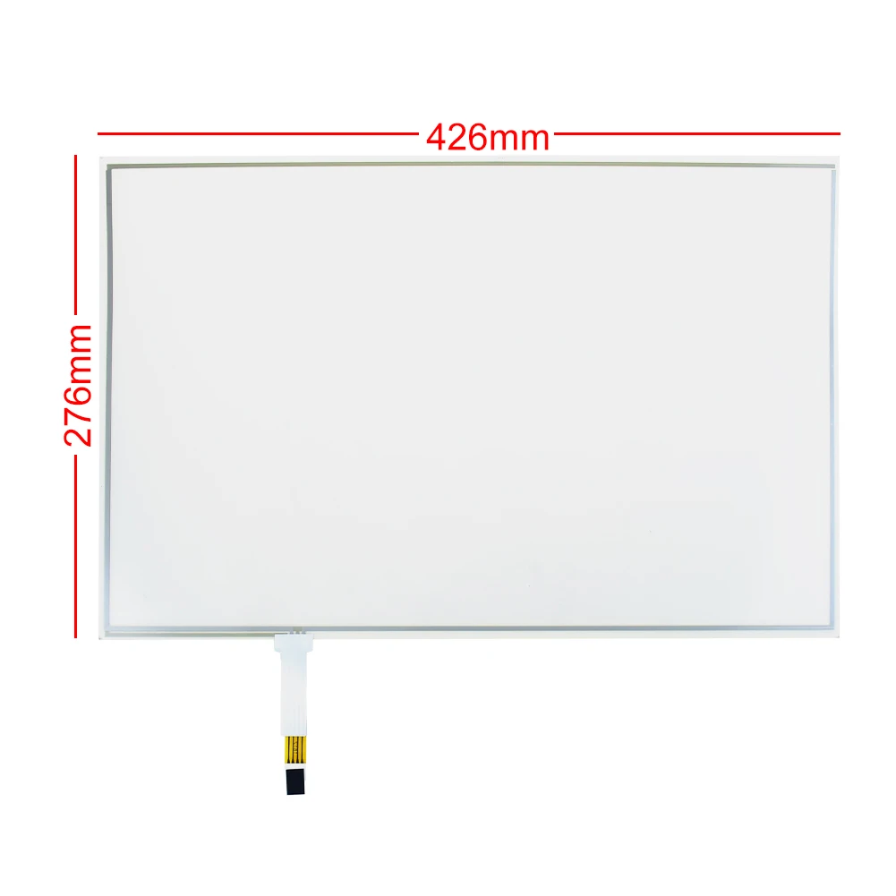 19inch 4Wires Resistive touch screen 426*276mm 426*mm276mm Double Membrane Soft Screen with USB Touch Screen Controller