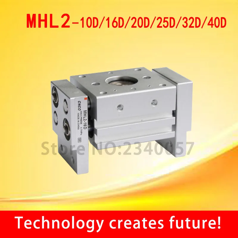 

MHL2 -10D/16D/20D/25D/32D/40D Double Acting Pneumatic Gripper Wide Type Air Gripper Parallel Cylinder Al Clamps Bore 10-40mm