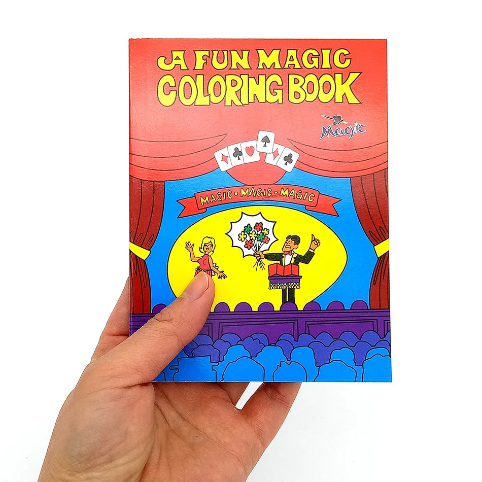 

Color-changing Cartoon Magic Book Magic Tricks Props For Professional Magicians Children Classic Toys Talent Show Party