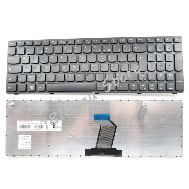 New French keyboard For lenovo B590 B570 V570 Z570 Z575 B570A B570G B575 B575A B580 FR Laptop Keyboard MB340-009 black