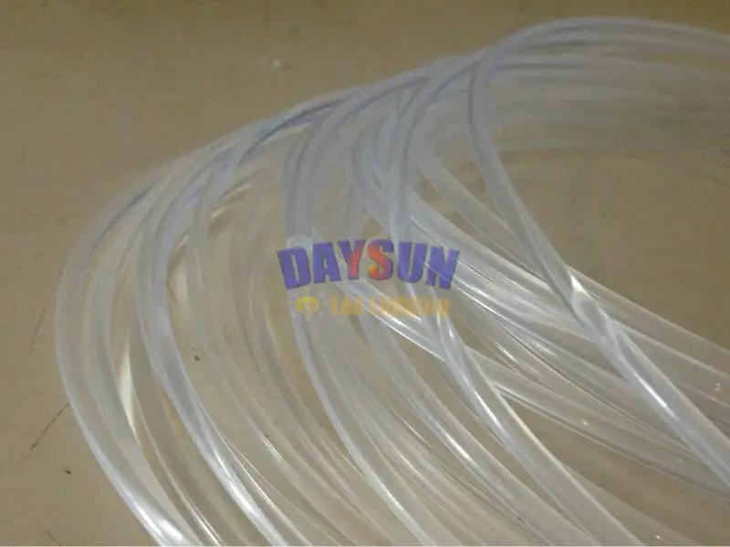 100m/roll Dia 3.0mm Side Glow Fiber Optic Cable Universal Decoration Car Light Wearable Durable PVC Clear Cable