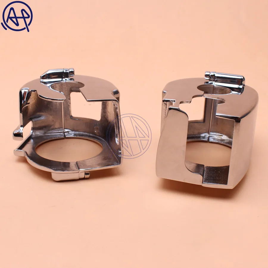Motorcycle Handlebar Switch Housing Cover Chrome  Aluminum For Yamaha XVS V-Star 1100 Classic+Silverado/XVS1100 Clasic 99-12