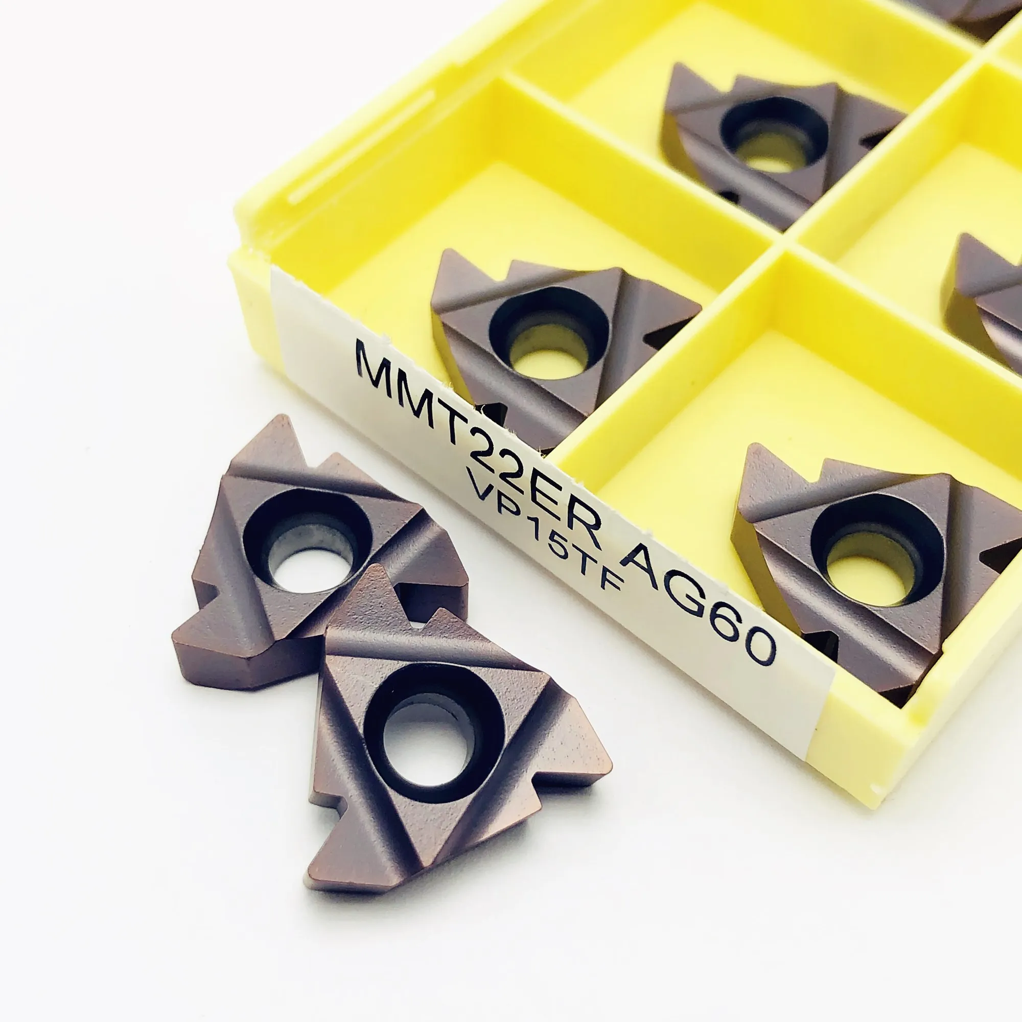 Carbide thread insert 22ER AG60 VP15TF / UE6020 / US735 metal turning tool CNC machine milling cutter right knife thread insert