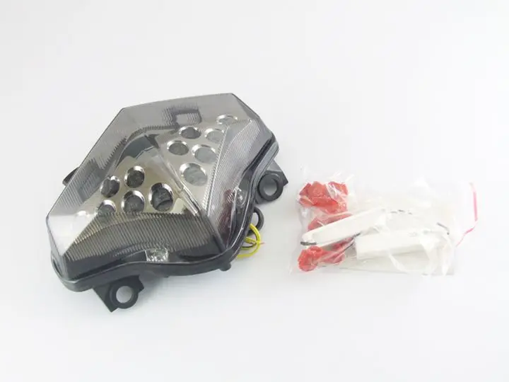 Led Motorcycle Rear Tail Light Brake Turn Signal Integrated  For KAWASAKI  EX650 2010-2011-2012