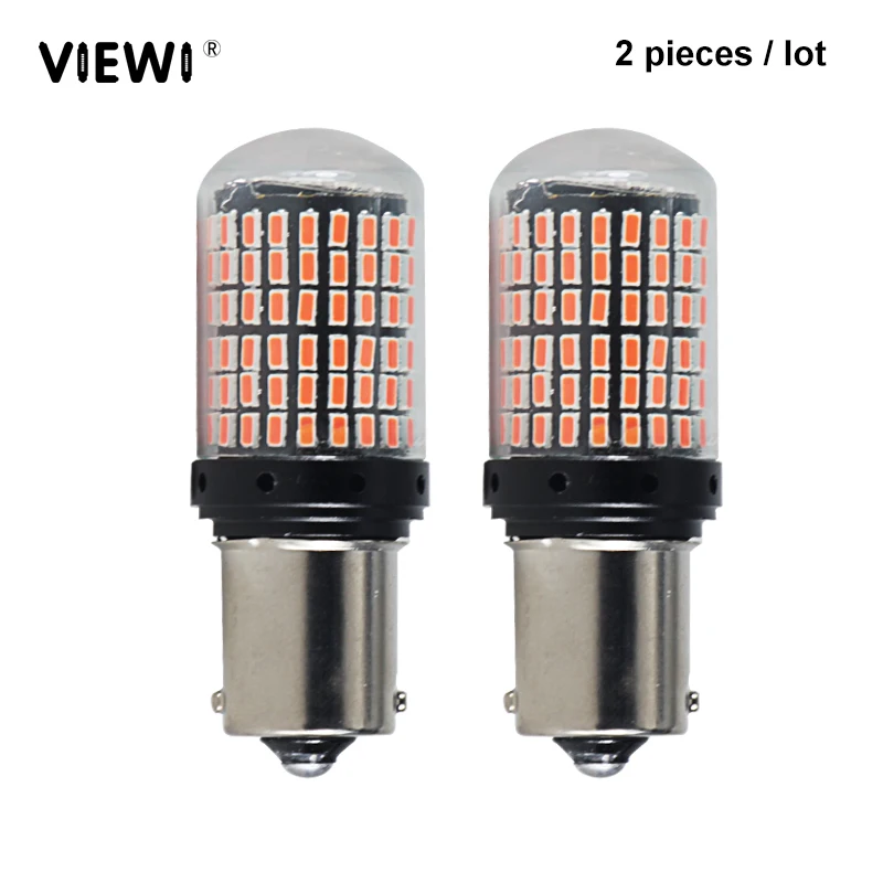 

2Pcs S25 1156 BA15S 1157 BAY15D P21/5W super 144 SMD canbus 12v 24v LED Auto Brake Lamp Daytime Running Light Turn Signals Bulb