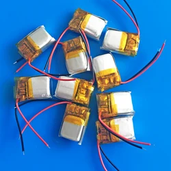 10 sztuk 3.7V 50mAh 501015 Lipo akumulator litowo-polimerowy do MP3 zestaw słuchawkowy bluetooth wideo pióro zabawki inteligentna opaska 5x10x15mm