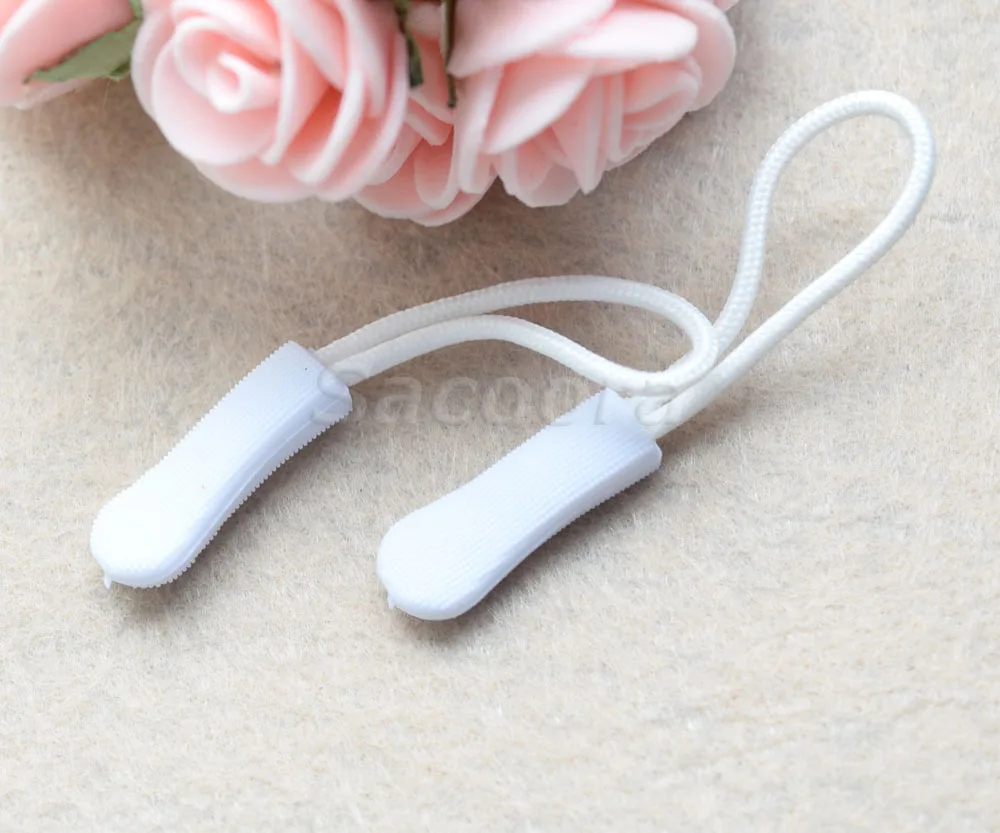 10 Stück/Packung Mix Color Cord Zipper Pull Puller End Strap für Bekleidung Reisetasche Zubehör