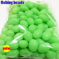 fihsing plastic luminous fishing beads glow in the dark 2*3 3*4----12*16mm more size choose