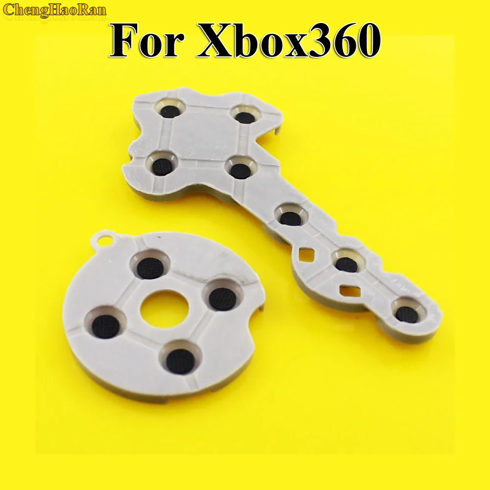 Проводящая пленка для контроллера резиновая накладка, контактная Накладка для Microsoft для Xbox 360, запасные части, ручка, клейкие мягкие кнопки, консоль