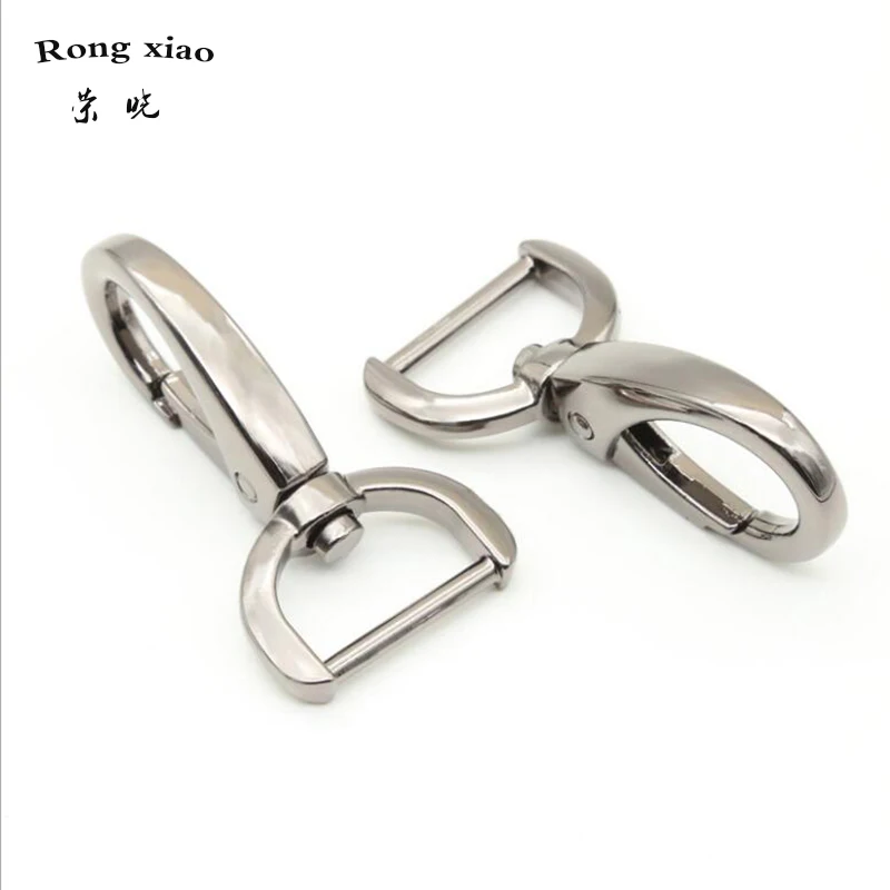 

3/4 inch inner size Swivel Snap Hooks 20 mm Nickel Silver Top Quality Lobster Clasps for Bag Packbag Handbag Hardware 40 pcs