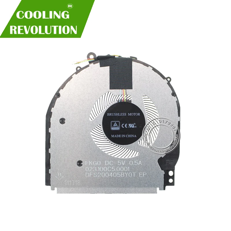 New Original LaptopCPU Cooling Fan ND75C02-17K04 023.100C5.0001 FGK0 DC5V 0.5A DFS2004005BY0T